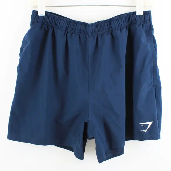 Gymshark Women's Large Navy Blue Activewear Workout Shorts