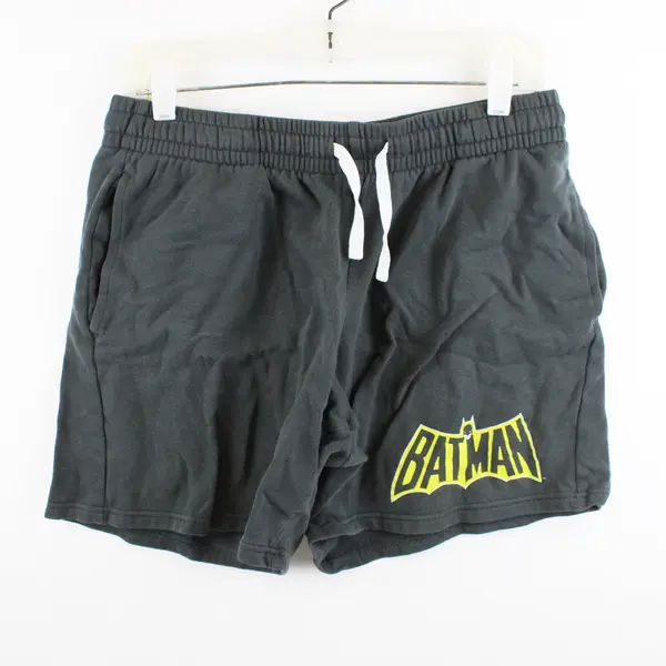 Mad Engine Batman Men's Medium Gray Drawstring Shorts