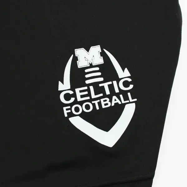 A4 McNary High School Celtics Football Gym Shorts Men's Medium Black
