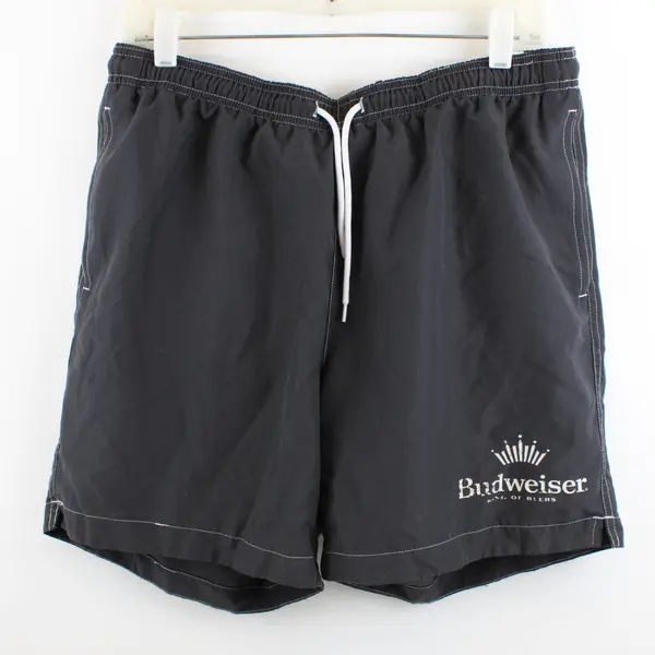 PacSun Budweiser Men's Swim Trunks Charcoal Gray Large