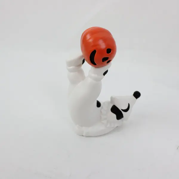 Lot of 5 Department 56 Clown Jester Ghosts Halloween Jack-O-Lantern Figurines