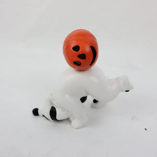 Lot of 5 Department 56 Clown Jester Ghosts Halloween Jack-O-Lantern Figurines
