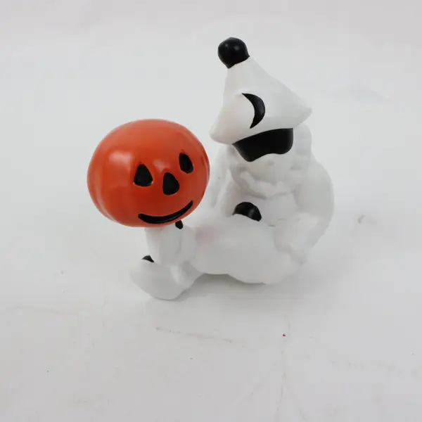 Lot of 5 Department 56 Clown Jester Ghosts Halloween Jack-O-Lantern Figurines