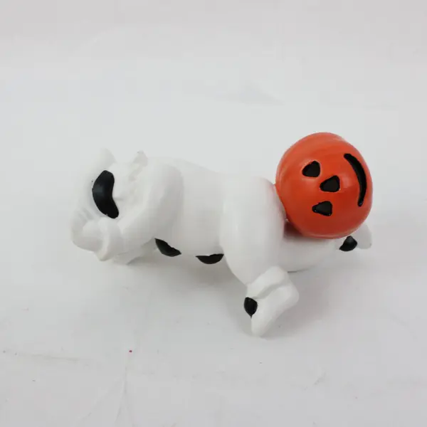 Lot of 5 Department 56 Clown Jester Ghosts Halloween Jack-O-Lantern Figurines