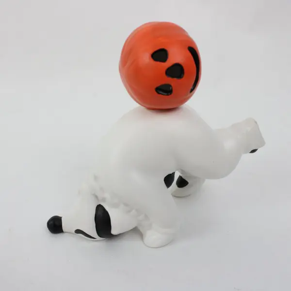 Lot of 2 Department 56 Halloween Clown Jester Ghost Figurines