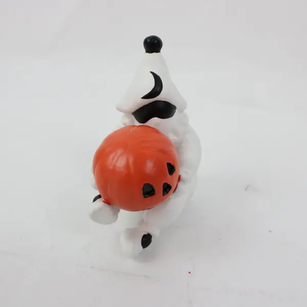 Lot of 2 Department 56 Halloween Clown Jester Ghost Figurines