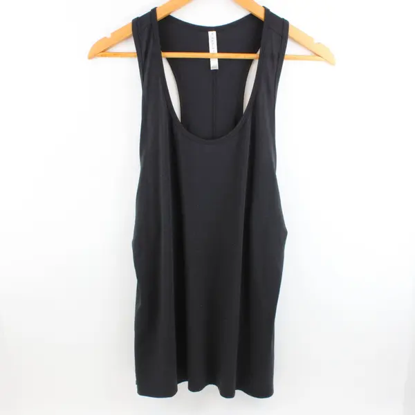 Fabletics Women's Large Black Racerback Athletic Tank Top