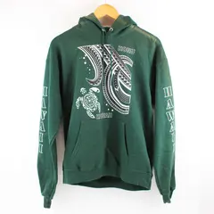 Hanes EcoSmart Green Honu Hawaii Hoodie Men's Medium