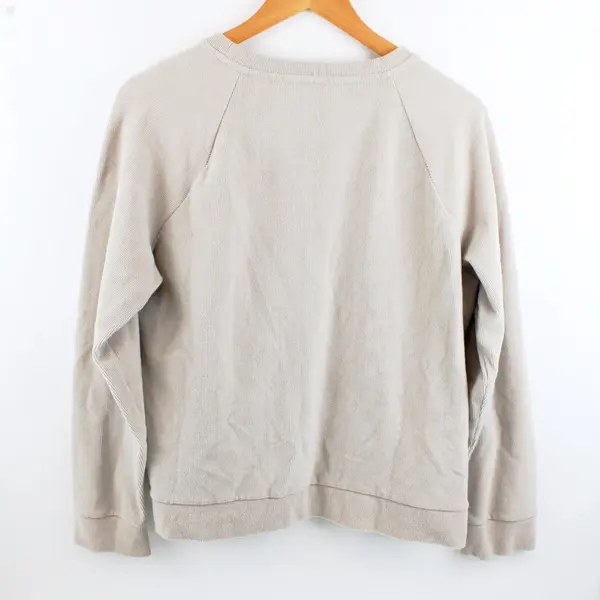 Marc New York Women's Beige Cropped Long Sleeve Top Size Large