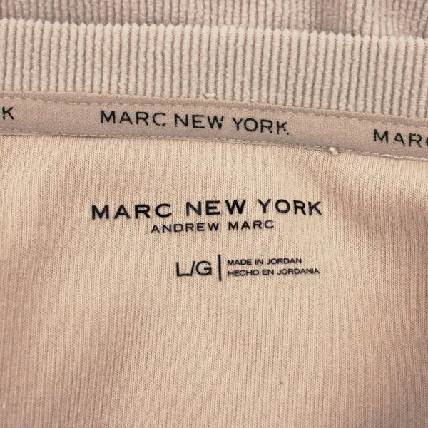 Marc New York Women's Beige Cropped Long Sleeve Top Size Large