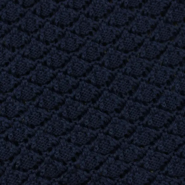 Women's Navy Blue Strapless Open Knit Dress Unbranded