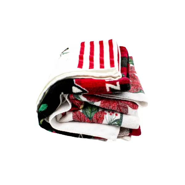 Lot of 4 Christmas Themed Hand Towels Kitchen Bathroom Decor