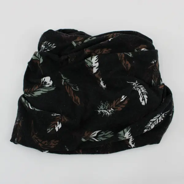 Black Feather Infinity Headwrap Women's Hair Accessory