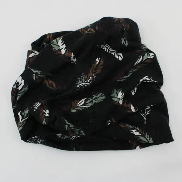 Black Feather Infinity Headwrap Women's Hair Accessory