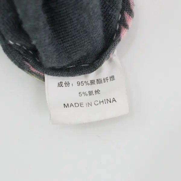 Women's Grey Infinity Headwrap White Pink Yellow Green Feather Pattern