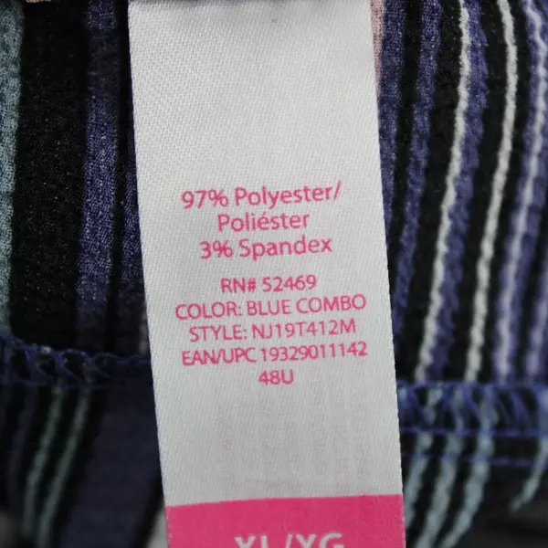No Boundaries Women's XL(15-17) Striped V-Neck Short Sleeve Jumpsuit Multicolor