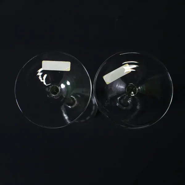 2 COLONY Handmade Lovebird Long Stemmed Crystal Champagne Flutes  11.5" NWT