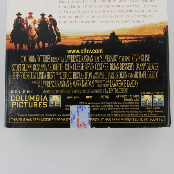 Silverado Collector's Edition VHS 1999 Columbia Pictures, #02208 