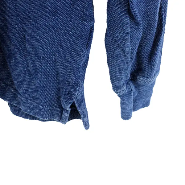 Lands' End L'Attitude Changer Women's Blue Long Sleeve Polo L 14-16