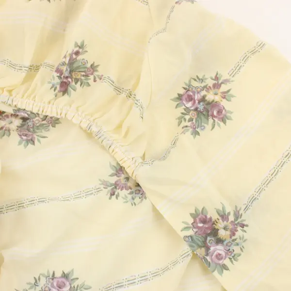 WestPoint Stevens Twin Sheet Set Floral Butter Yellow
