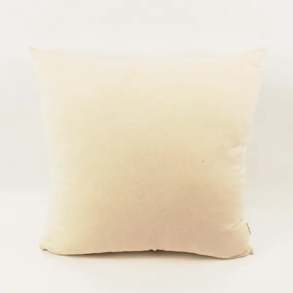 Nash & Nichol Beige Leaf Print Decorative Throw Pillow 18x18