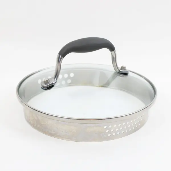 Anolon Advanced 3.5 QT Glass And Stainless Straining Pot Replacement Lid 