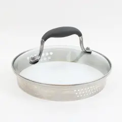 Anolon Advanced 3.5 QT Glass And Stainless Straining Pot Replacement Lid 