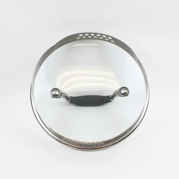 Anolon Advanced 3.5 QT Glass And Stainless Straining Pot Replacement Lid 