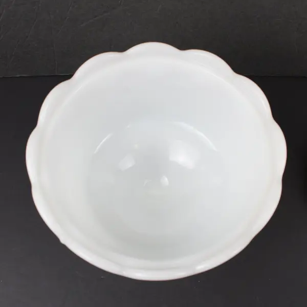 Vintage Milk Glass Covered Pedestal Candy Dish Textured Fitted Lid