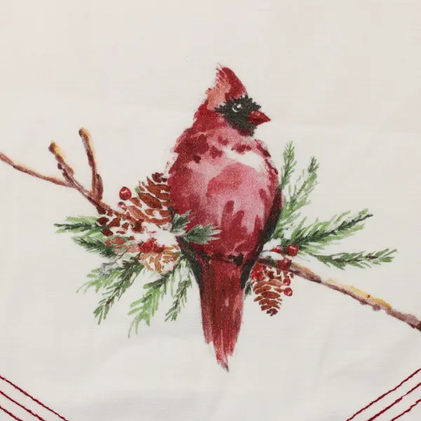 Robert Stanley Red Cardinal Christmas Table Runner 14 x 72 Holiday Decor