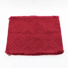 Red Woven Table Runner 72 x 13 in Decorative Fringe Dining Decor
