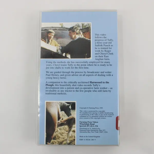 First Steps to the Furrow VHS Horse Training Farming Press Videos Clark Heiney