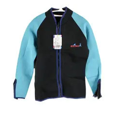 Blue Dive WDS-2068 Men's 2mm Wetsuit Jacket Blue Teal Black XL NWT