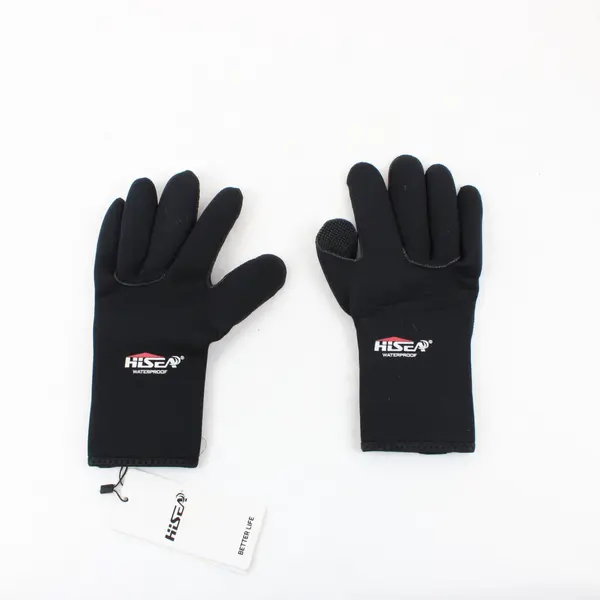 NWT Hisea Waterproof Scuba Diving Gloves XL Black Water Sports