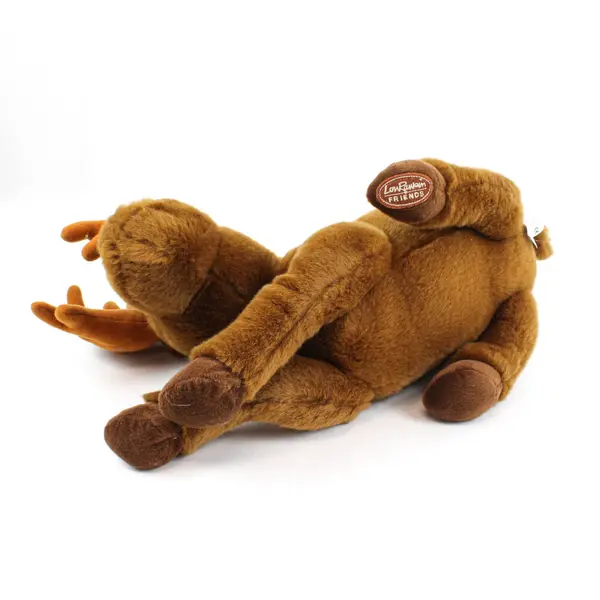 Dakin Lou Rankin Friends Miles the Moose Plush Brown Stuffed Animal 15"
