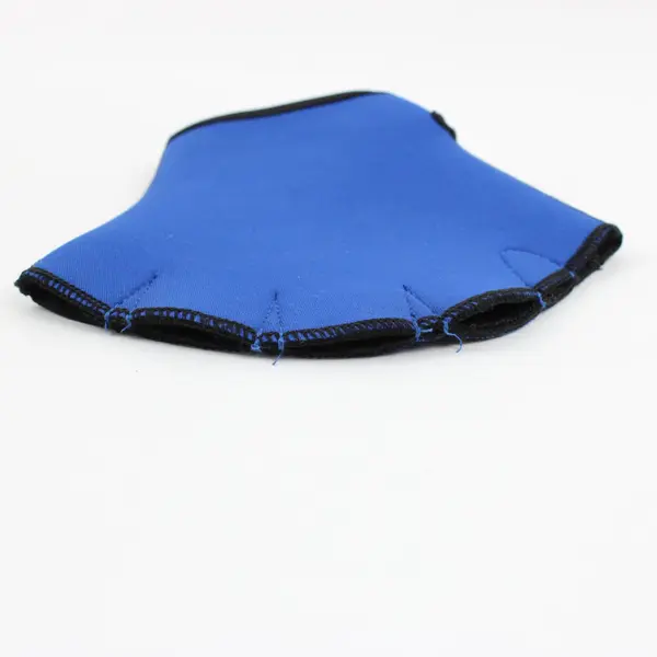 Blue Webbed Swim Gloves Medium Swimming Water Sports