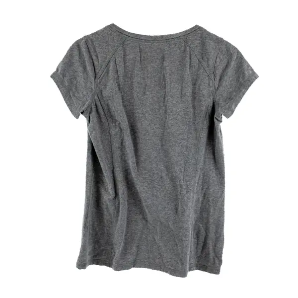 Xersion Xtreme Quick-Dri Women's Gray V-Neck Short Sleeve T-Shirt Medium