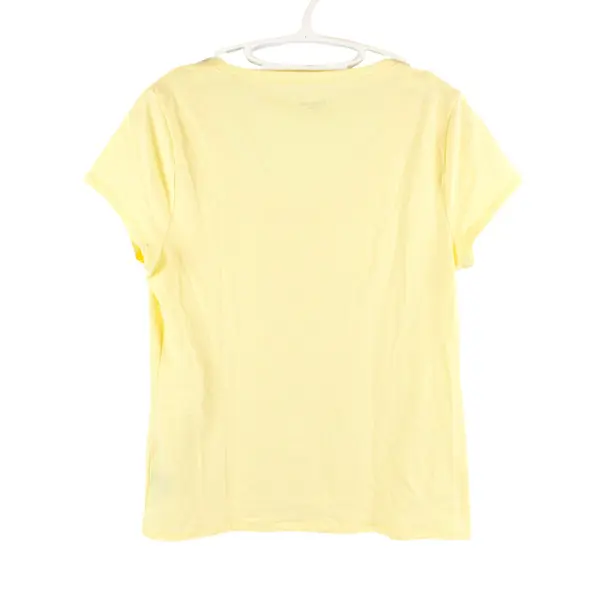 No Boundaries Women's Cotton Short Sleeve T-Shirt Size L Yellow Pre-Owned