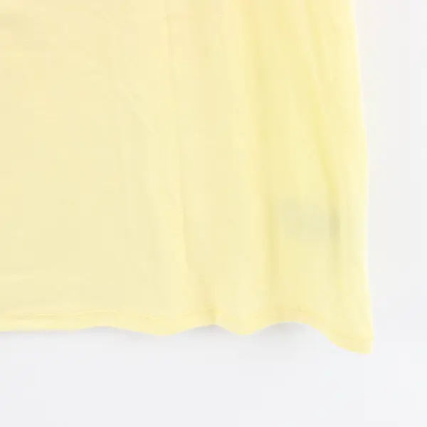 No Boundaries Women's Cotton Short Sleeve T-Shirt Size L Yellow Pre-Owned