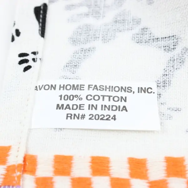 Avon Home Fashions Halloween Skeletons Cotton Tea Towel