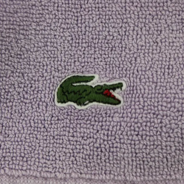 Lacoste Lavender Purple Cotton Hand Towel