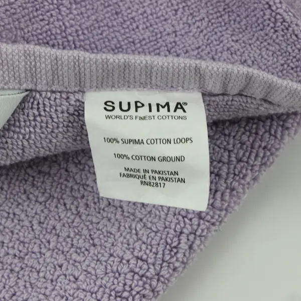 Lacoste Lavender Purple Cotton Hand Towel