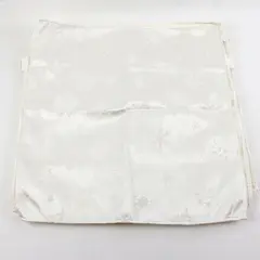 Set of 8 White Embroidered Snowflake Cloth Napkins FLAWED