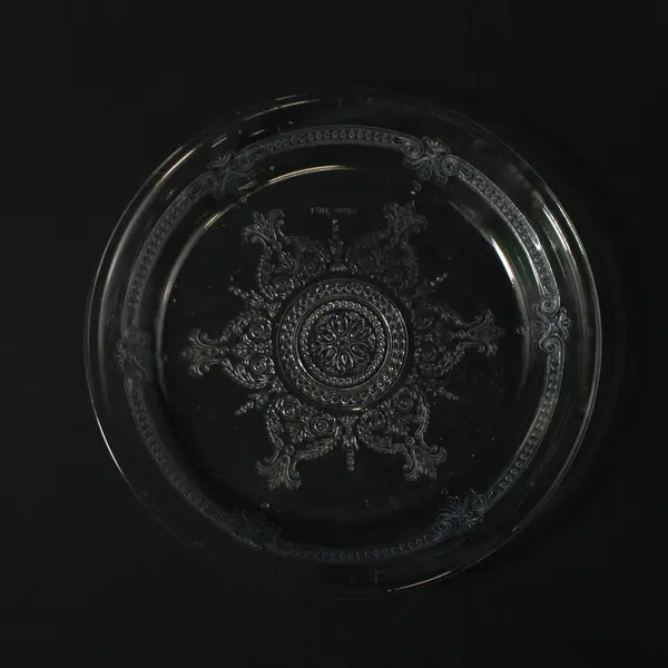 Vintage Anchor Hocking Fire-King Philbe Clear Glass Round Pie Dish 9"