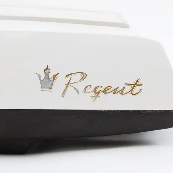 Vintage White Regent 3 Speed Hand Mixer With Beaters