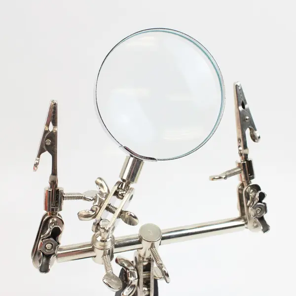  Helping Hands Adjustable Soldering Aid With Magnifying Glass 3755