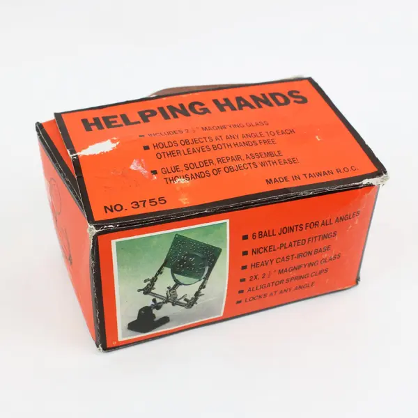  Helping Hands Adjustable Soldering Aid With Magnifying Glass 3755