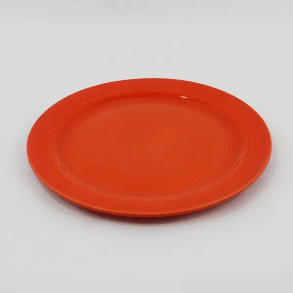 Vintage Vernon Kilns Luncheon Plate Early California Orange 9.5"