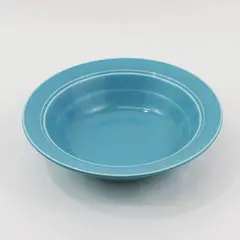 Vintage Vernon Kilns Early California Turquoise Vegetable Bowl 9"