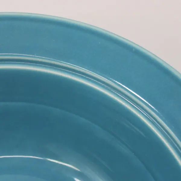 Vintage Vernon Kilns Early California Turquoise Vegetable Bowl 9"